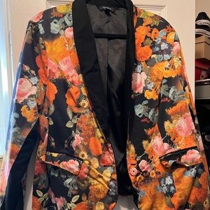 Floral blazer